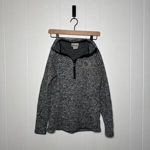 Cozy Heathered Zip-Up Sweater